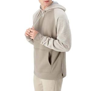 เสื้อฮู้ดดี้แฟชั่นฤดูหนาวผู้ชาย คุณภาพสูง ผ้าฝ้าย 100% ทรงโอเวอร์ไซส์ สไตล์สตรีทแวร์ พร้อมโลโก้แบรนด์ สีพื้น-ขายส่ง - Product Image 3