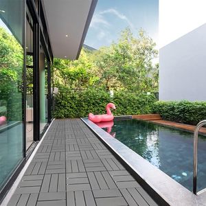 Baldosas Modernas para Exterior de Madera de Acacia 300x300mm Mate Antideslizantes para Patio y Jardín - Product Image 6