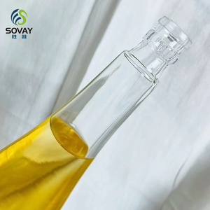 Nhà Máy Giá rõ ràng trong suốt 550ml rượu vang chai thủy tinh cho rượu sâm banh/Whisky/Vodka/rượu tùy biến Logo - Product Image 3