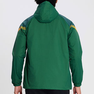 Chaqueta deportiva de doble capa de nailon 100% para hombre, cortavientos impermeable, Camuflaje, con capucha, media cremallera para actividades al aire libre de primavera - Product Image 2