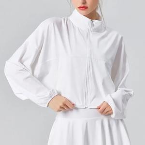 Camiseta de Yoga sin costuras para mujer, Top corto de manga corta, camisetas deportivas con degradado de Fitness, ropa de gimnasio para correr - Product Image 2