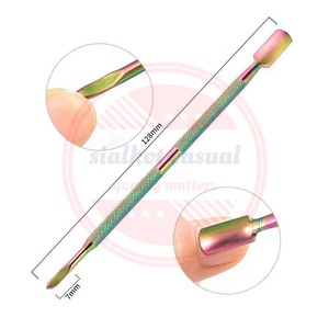 ตะไบเล็บทำจากสแตนเลสที่ดันหนังที่ตายแล้วเครื่องมือดูแลเล็บเท้า - Product Image 4