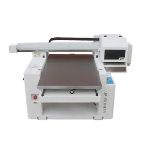 new arrival 3 heads inkjet a2 6090 uv flatbed printer for Epson XP600 printhead for varnish printing