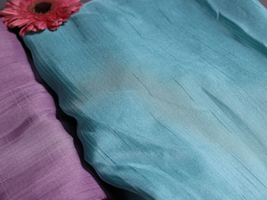 Tissu en polyester organza Teera de fabrication indienne pour les décorations de fête ou la conception de costumes, disponible au prix d'usine - Product Image 4