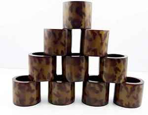 Porte-serviettes multicolore personnalisé anneaux de serviette en chaîne pour la décoration de table de fête - Product Image 4