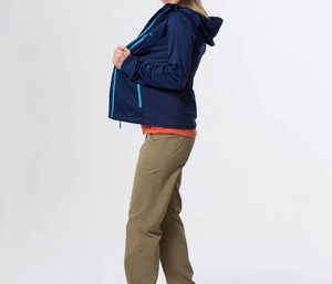 Chaqueta Softshell de Alta Calidad para Mujer, Impermeable, Cortavientos, Transpirable, con Capucha y Botones, de Poliéster, para Invierno, Montaña y Senderismo - Product Image 4