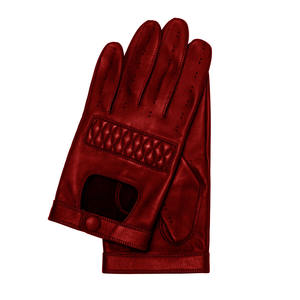 Guantes de conducción de piel de cordero resistentes de seguridad industrial de nuevo diseño, guantes de moda suaves y cómodos resistentes a la abrasión - Product Image 6
