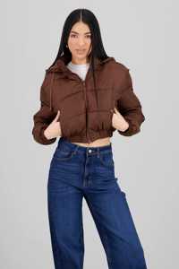 แจ็กเก็ตปลาปักเป้าสำหรับผู้หญิงเสื้อแจ็คเก็ตฤดูหนาวแบบรูดซิประบายอากาศได้ดีดีไซน์ใหม่ - Product Image 3