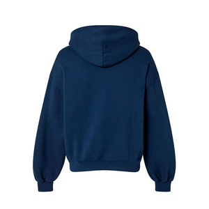 New Arrival Men's Oversized Hoodie Polyester Cotton <b>Waterproof</b> Fleece Front Logo Embroidered Customized OEM Service Wholesale - Product Image 2