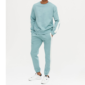 Chándales de cuello para hombre, sudaderas con logotipo impreso y bordado de diseño personalizado para invierno, disponibles para pedidos a granel, directos de fábrica - Product Image 1