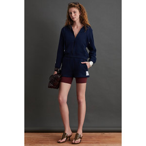 ETHIQUET DANIXA Mini-short pour femme en 3 fils avec intérieur brossé et détail d'étiquette ornée - Product Image 6