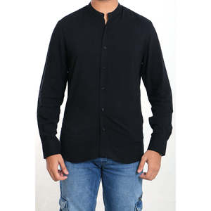 Hawaii chemise hommes décontracté 100% coton Satin T-Shirt col montant Anti-rides manches courtes tailles S à 2XL pour l'automne - Product Image 2