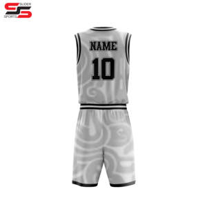 Custom Team Name Numbers Breathable Basketball Uniforms Professional High Quality Basketball Jersey & Shorts Set OEM - Product Image 2