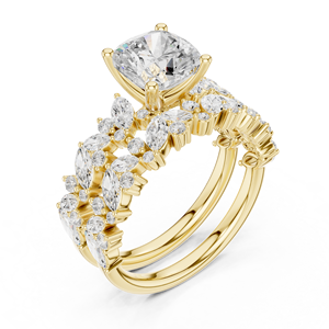 14K elegante anillo de oro joyería de mujer - Product Image 3