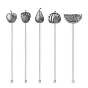 Bâton d'agitation en acier inoxydable en vrac d'insigne en alliage de zinc 3D personnalisé du fabricant - Product Image 5