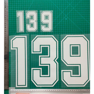 Transferencias Termoadhesivas Personalizadas, Lavables, Serigrafiadas, con Nombres <span class=keywords><strong>de</strong></span> Fútbol para la Liga <span class=keywords><strong>de</strong></span> Fútbol 2026 - Product Image 1