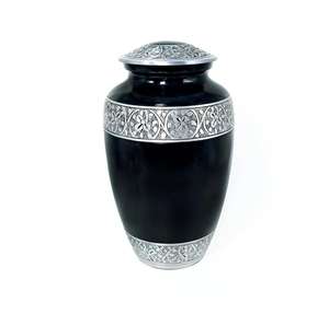 Precio de mercado asequible Ampliamente vendiendo urnas de cremación de aluminio de lujo de diseño real para mantener las cenizas humanas de la India - Product Image 1