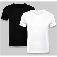 Camiseta de algodón 100% personalizada con logo frontal, transpirable, de talla grande, para hombre, precio mayorista barato de Bangladesh.