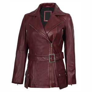 Chaqueta de Cuero para Mujer, Diseño Nuevo, Elegante y Moderno, Fabricada en Fábrica, Chaqueta de Cuero Impermeable y Cortavientos para Mujer - Product Image 2