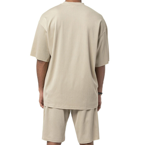 Nouvel ensemble automne 2026 : T-shirt et short imprimés style American Super Street, respirant, décontracté, hip-hop pour homme - Product Image 2