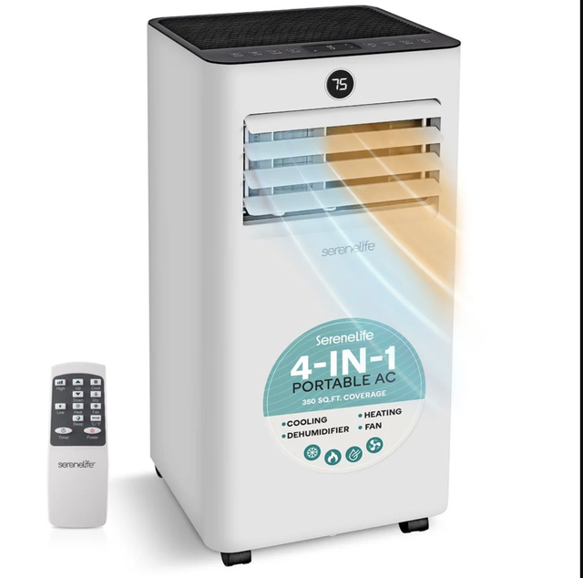 Portable Air Conditioner, 8000 BTU Compact AC Unit with Cooling,Heating, Dehumidifier All Available at Good Rates