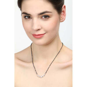 Mangalsutra de Plata Pura, Joyería Cultural Coleccionable, Regalo para Esposas - Product Image 5