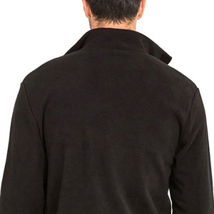 Veste polaire de style tendance pour hommes avec fermeture à glissière en toile à col montant pour une utilisation en extérieur en vente! - Product Image 5