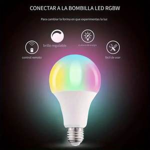 Ampoule LED Intelligente Myrva E27 2700K Blanc Chaud Doux, Contrôle par Application, Télécommande, Intensité Variable, Montage au Plafond pour Bureau, 25000H, Garantie 2 Ans - Product Image 5