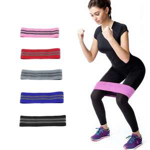 Vente en gros Logo personnalisé, bandes d'exercice de hanche, ensemble de tissu, bandes de résistance, sac en Latex coton OEM personnalisé - Product Image 5