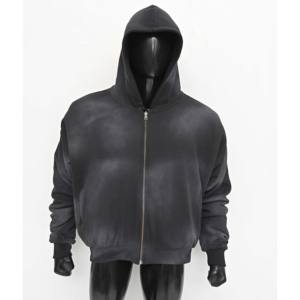 Venta al por mayor de moda personalizada de alta calidad transpirable de gran tamaño liso streetwear unisex peso pesado hombres sudaderas con capucha y sudadera - Product Image 1