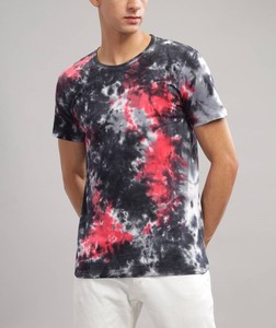 Camiseta de manga corta con cuello redondo y mezcla de algodón personalizada de alta calidad para hombre, ropa de verano - Product Image 1