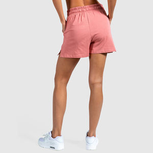 Short en coton personnalisé taille haute pour femmes Coupe ample Stretchy & Soft Vêtements de détente décontractés Respirant Yoga Workout Shorts - Product Image 2