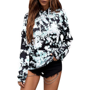 Precio de fábrica 100% algodón Terry Pullover Tie Dye Hoodie Tye Dye sudaderas para hombres/mujeres Sudadera con capucha y sudaderas para ropa - Product Image 1