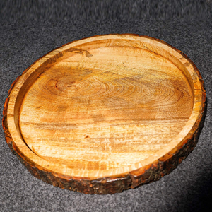 Bandeja DE SERVICIO DE MADERA hecha a mano 31x31x3,5 cm por artesanos expertos con artesanía elegante para casas elegantes de la India - Product Image 5