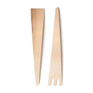 Vente en gros d'outils à salade en bois d'acacia fabriqués à la main ensemble cuillère et fourchette à long manche accessoires de cuisine - Product Image 3