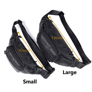 VENTE FLASH 2022 100% Cuir de vache véritable Sac banane en cuir Sac de voyage personnalisé en usine OEM - Product Image 4