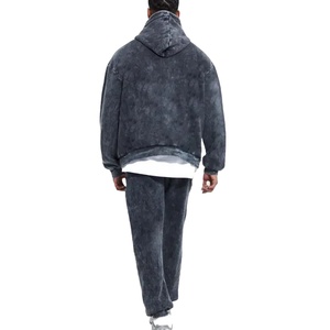 Chándal de lavado ácido personalizado para hombres y mujeres Jersey con logotipo en blanco Diseña tu propio logotipo en Sweatsuit2026 - Product Image 6