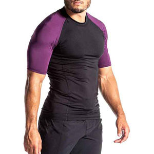 Créez votre propre rashguard personnalisé pour homme, manches longues, qualité supérieure, rashguard uni pour homme, vêtements de protection, rashguard imprimé 2024 - Product Image 3