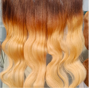 Body Wave Remy vietnamien Ombre Blonde HD pour extensions frontales en dentelle Paquets de cheveux humains vierges bruts du Vietnam - Product Image 2