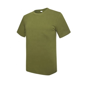 T-shirts d'été confortables à manches courtes 100% coton vert olive, t-shirt personnalisé pour homme, t-shirt surdimensionné personnalisé pour homme - Product Image 2