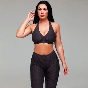 2025 ensemble de yoga pour femmes respirant de couleur unie sur mesure au prix de gros prix raisonnable costumes de yoga Service OEM - Product Image 5