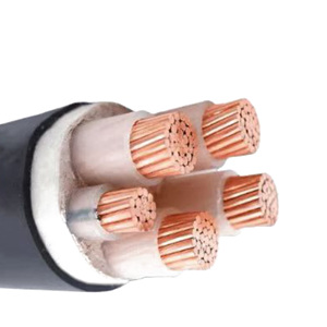 Câble d'alimentation blindé en acier à conducteur en cuivre isolé XLPE PVC triphasé haute tension HS YJV22 1-110kV 25-1000mm pour l'exploitation minière - Product Image 1