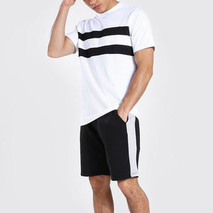 ชุดฤดูร้อนของผู้ชายเสื้อยืดสั้นลำลองระบายอากาศ - Product Image 1