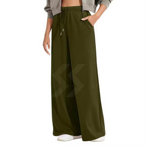 กางเกงวอร์มทรงบานสำหรับผู้หญิงกางเกงวอร์มขายาวมีโลโก้ออกแบบได้ตามต้องการ - Product Image 3