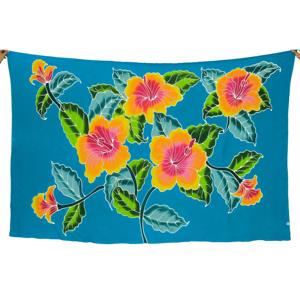 Sarongs hawaïens peints à la main en rayonne de qualité supérieure 100% Vente en gros personnalisée Vêtements de plage Couverture Îles du Pacifique Asie HPAG030-01-180 - Product Image 1