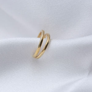 Pendiente de cartílago múltiple liso doble redondo de 4mm, Plata de Ley 925 turca, joyería artesanal al por mayor - Product Image 3