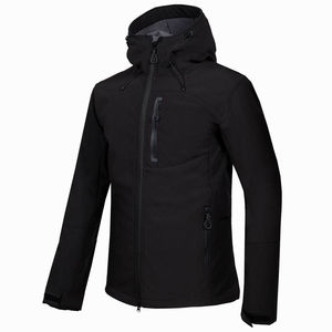 Venta al por mayor de los hombres casuales de alta calidad de los hombres al aire libre 5000mm impermeable 92% poliéster 8% Spandex chaqueta Softshell - Product Image 2