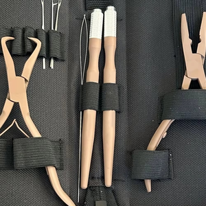 Kit d'outils de pose d'extensions capillaires tendance : Pince à micro-anneaux en acier inoxydable pour extensions capillaires, avec fonction de pose et de retrait - Product Image 4