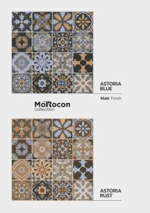 AZULEJOS DE PORCELANA MARROQUÍ DE 600X600MM AZULEJOS DE PARED Y PISO CON ACABADO MATE PARA USO RESIDENCIAL Y COMERCIAL DISEÑO DURADERO DE ALTA CALIDAD - Product Image 2