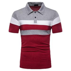 T-shirt à col polo décontracté pour hommes T-shirts polo d'été respirants pour femmes à séchage rapide 45% coton 55% polyester Chemises polo originales - Product Image 3